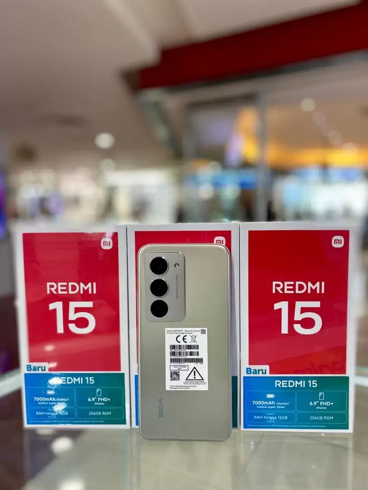NEW REDMI 15 (VARIAN RAM & HARGA TERTERA DALAM DESKRIPSI)