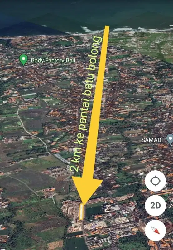 Dijual shop toko di Batubolong Canggu