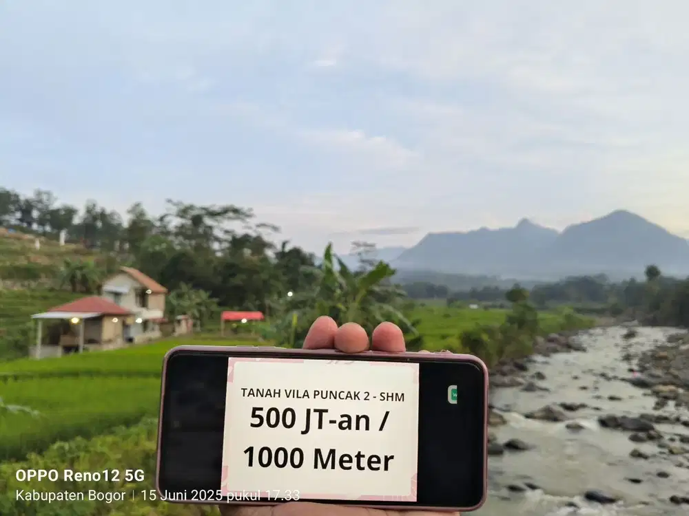 Tanah Murah Puncak Dua Bogor Legalitas SHM Akses Mobil Masuk Zona PP2