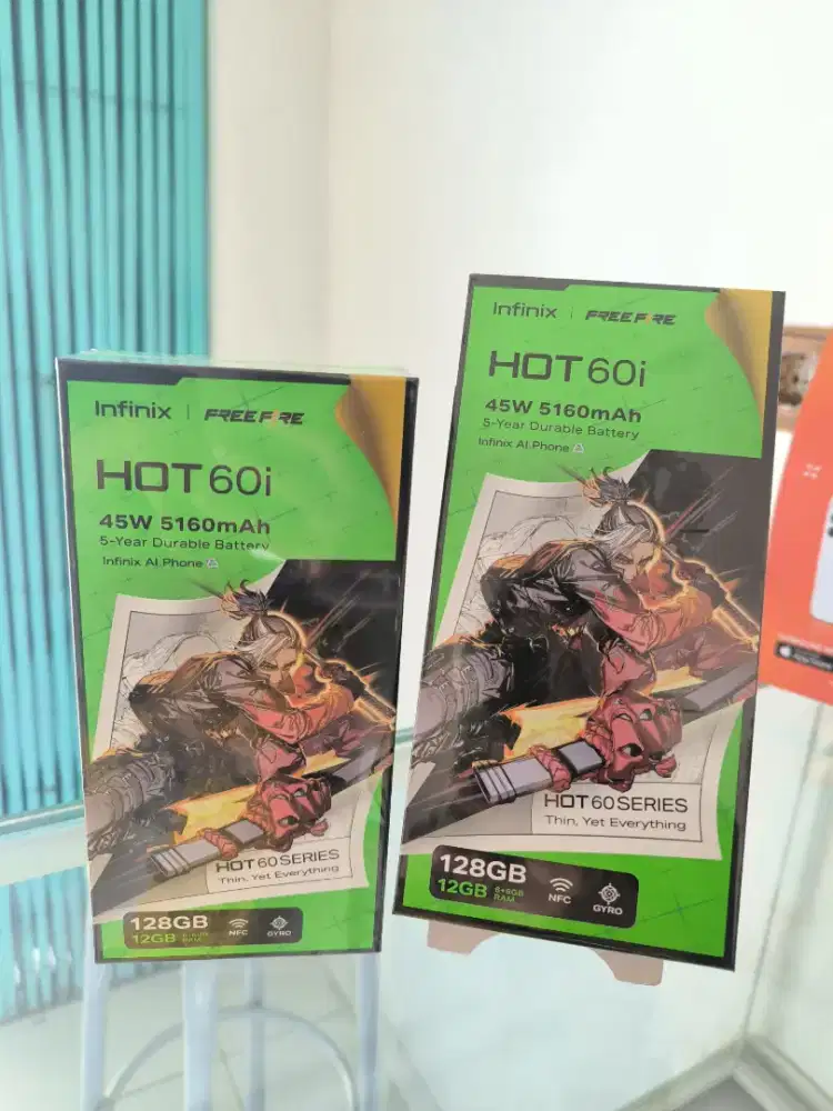 Infinix Hot 60i 6/128 Baru Garansi Resmi Infinix Indonesia Fresh