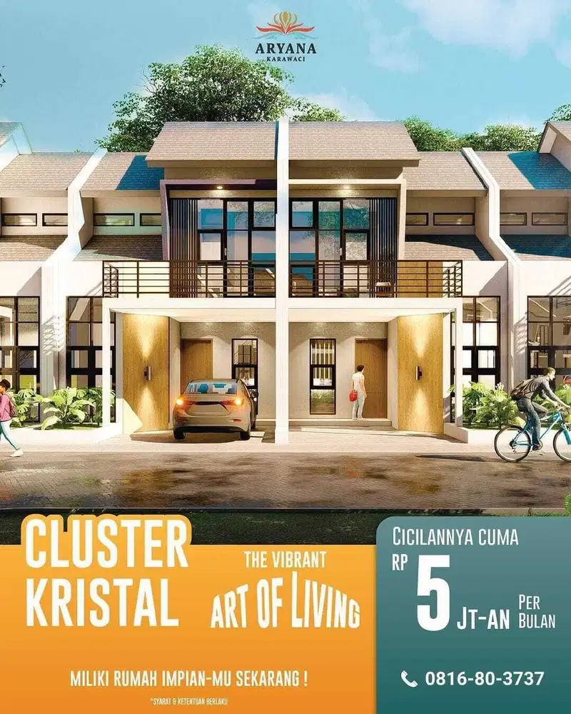 Aryana Karawaci Cluster Kristal Aryana Rumah Baru Siap Pakai.