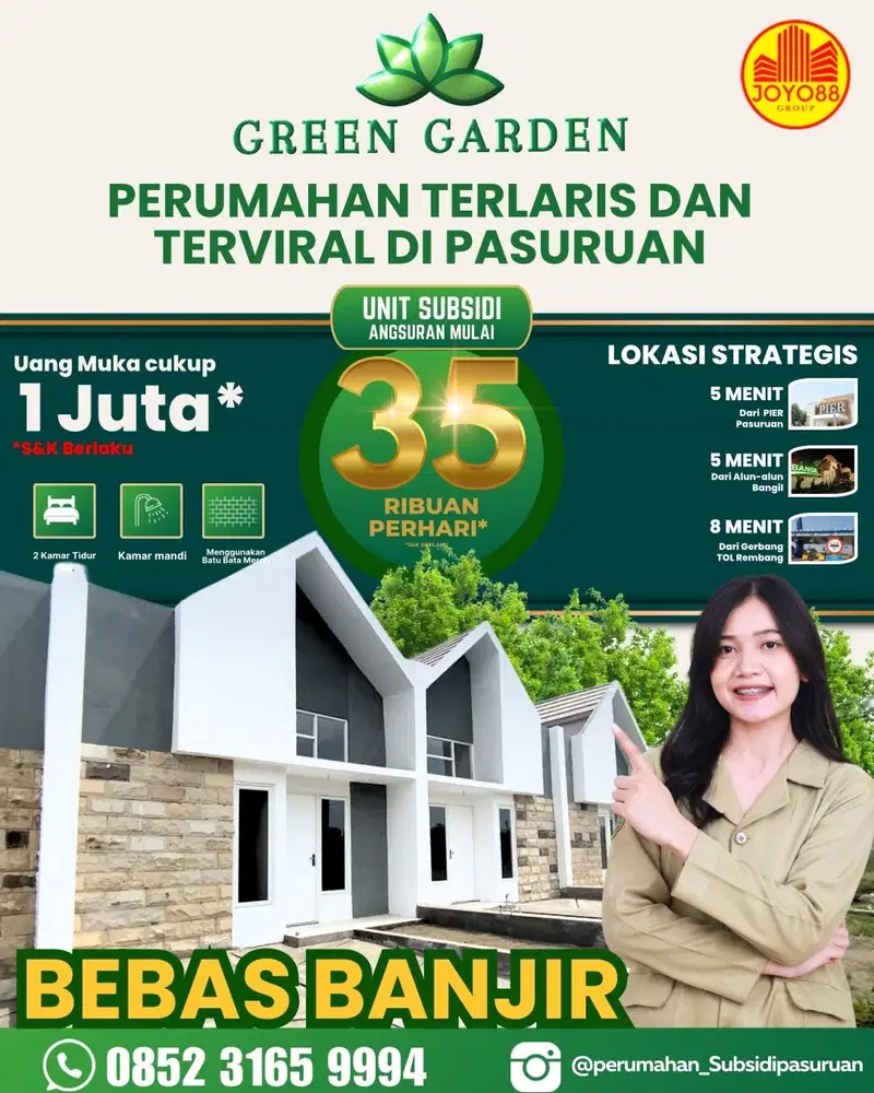 Perumahan Pasuruan Subsidi Viral Terlaris Bangunan Mewah