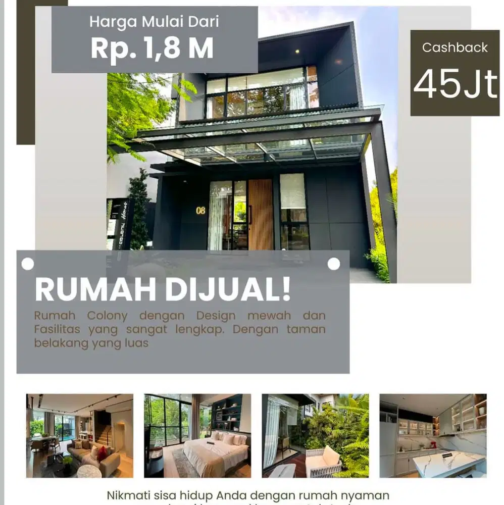 RUMAH PREMIUM LIPPO CIKARANG BEBAS BANJIR DAPAT CASHBACK PULUHAN JUTA