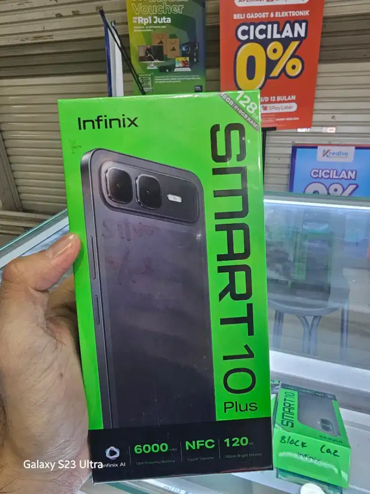 INFINIX SMART 10 PLUS SILVER RAM 8/128 SEGEL