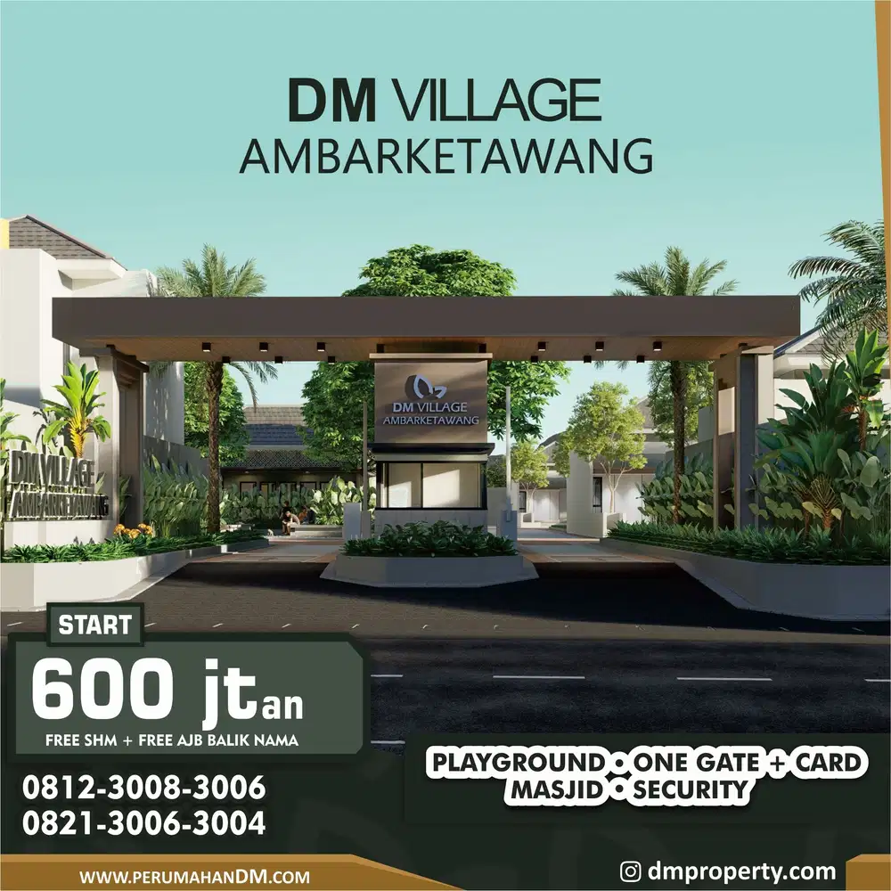 Rumah di Ambarketawang Sleman dekat Ringroad Barat - DMV Ambarketawang