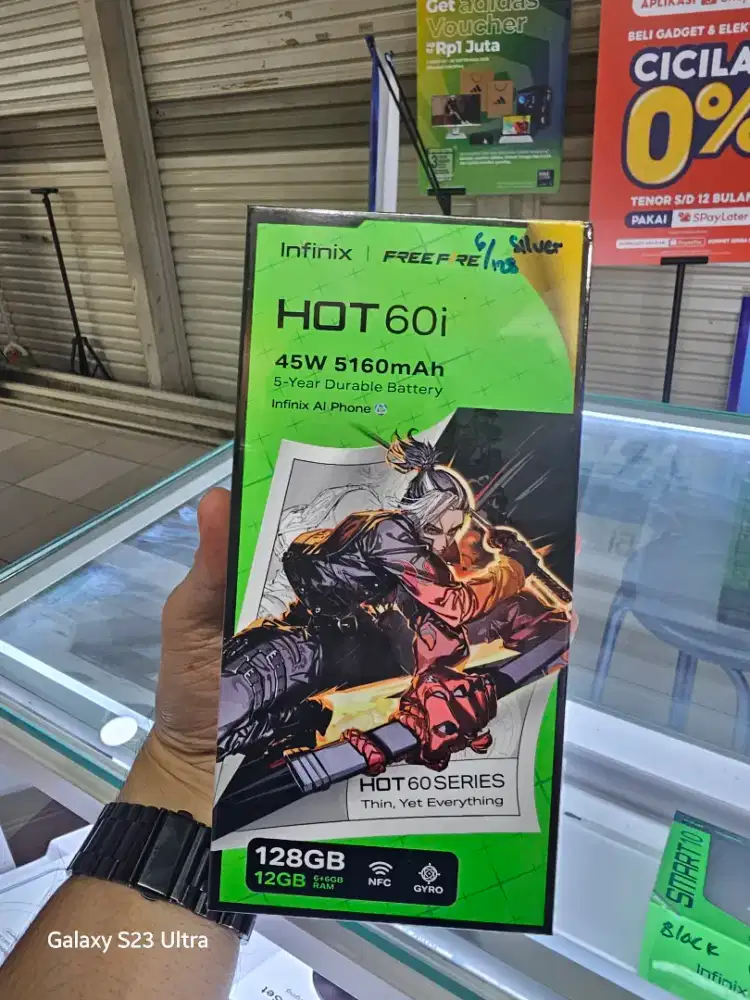 INFINIX HOT 60i RAM 12/128GB SEGEL BOX