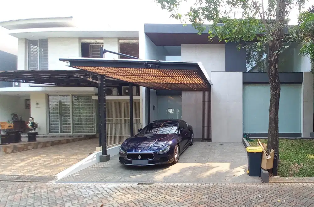 Rumah Modern di Lingkungan Asri Puri Botanica