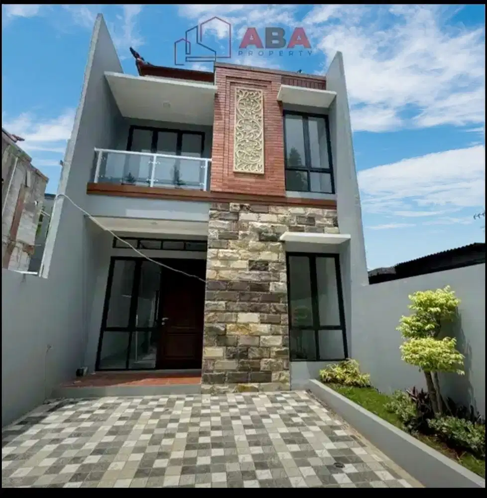 Rumah Mewah 2 lantai ready ! Free pagar keliling !