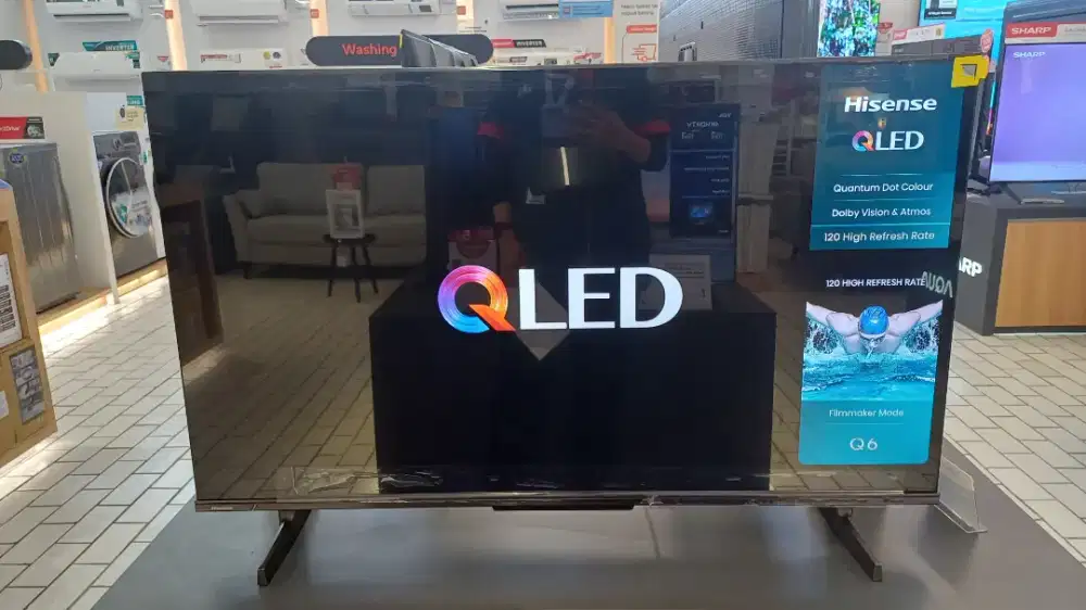 HISENSE LED GOOGLE TV 4K 43 Q6N BISA CICILAN 0%