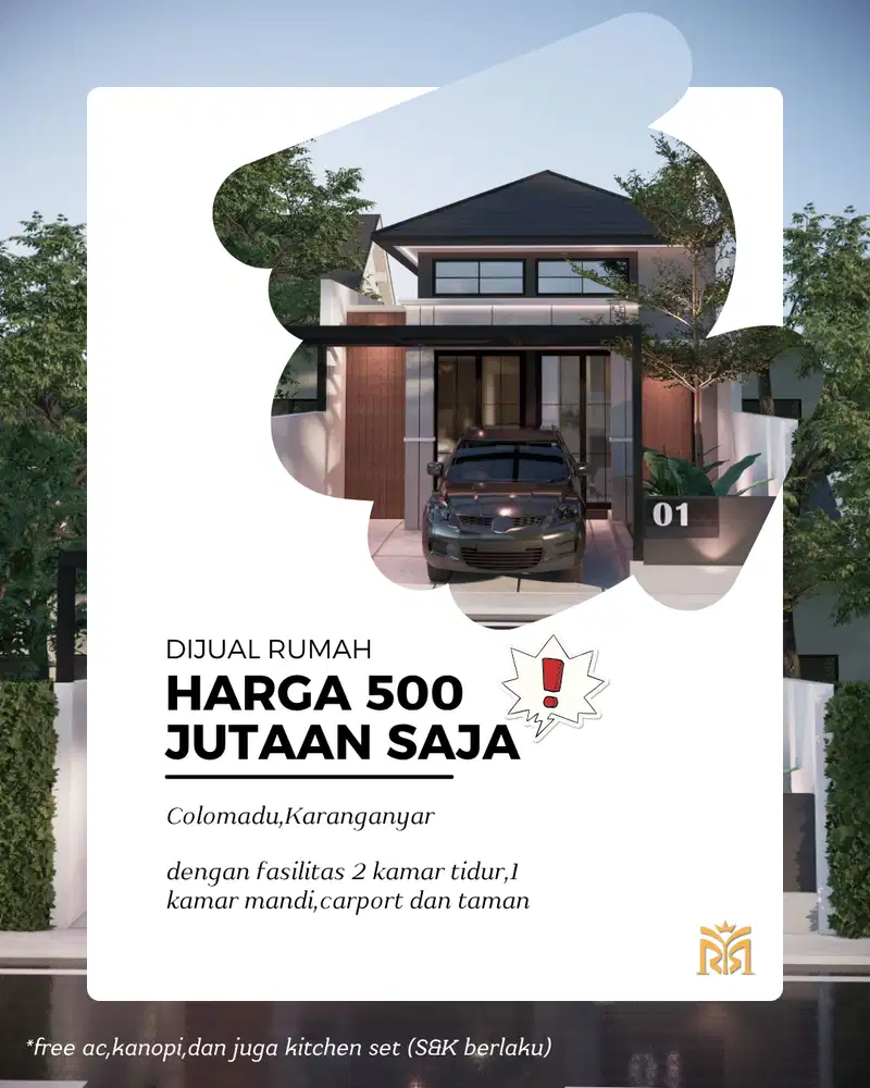 Spesial ( MERDEKA ) Rumah 1 Lantai di Colomadu