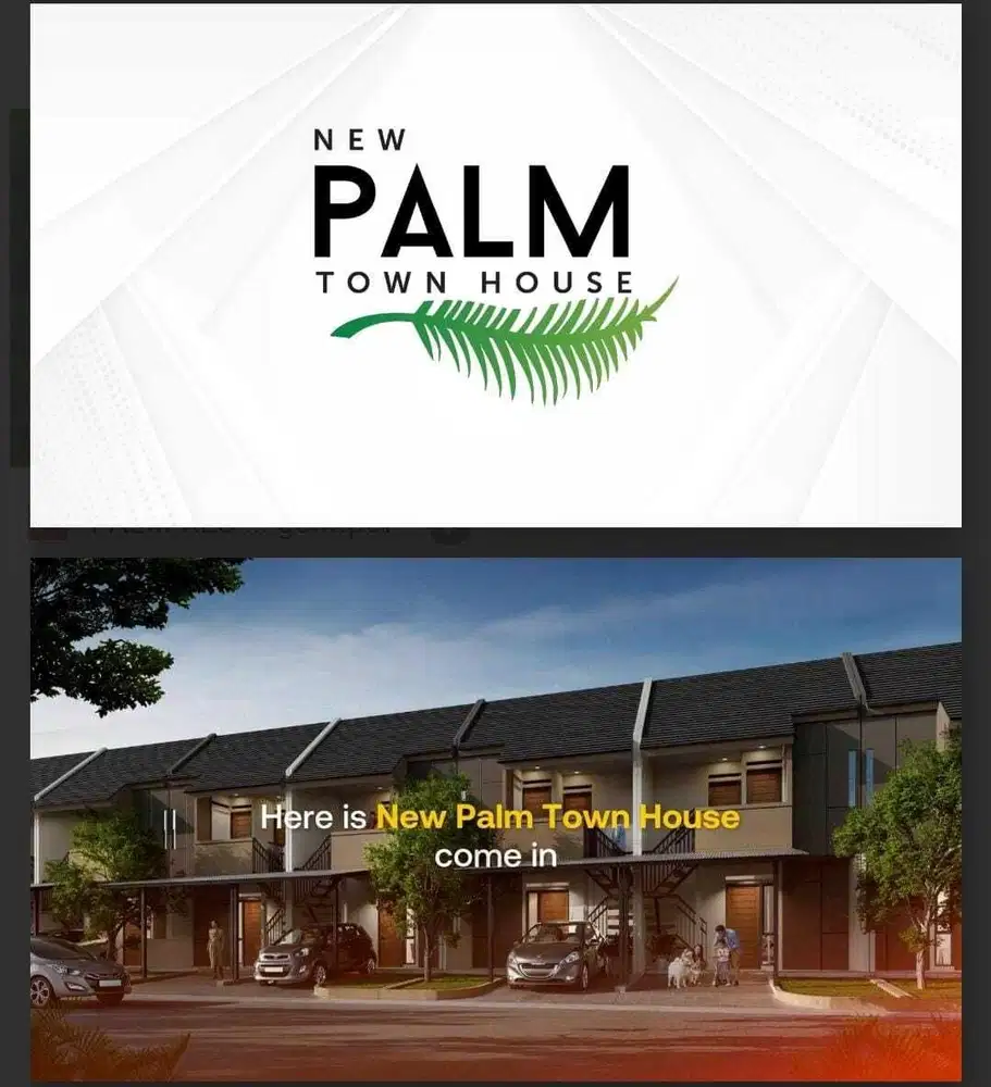 Rumah Kos Palm TownHous 2 Jababeka Cikarang