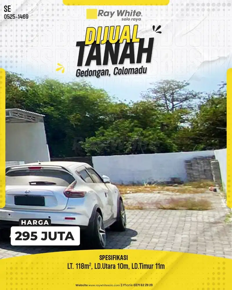 Dijual Tanah Kavling Siap Bangun Perun Aira Gedongan, Colomadu