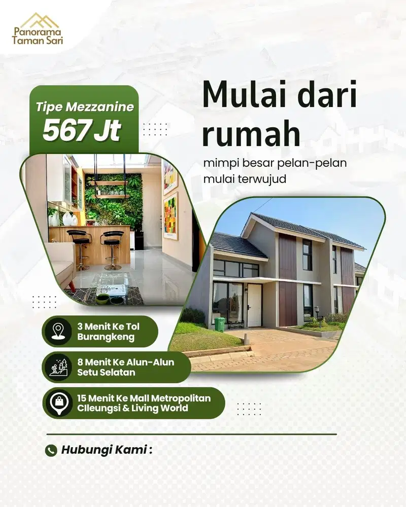 Rumah Siap Huni Hanya 3 Juta All-In