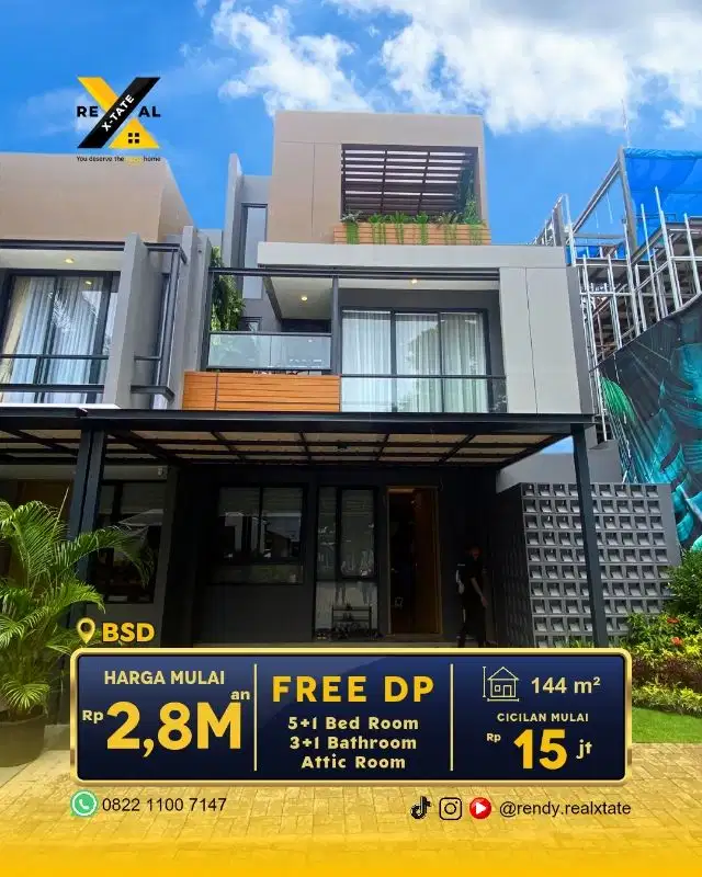 Dijual Rumah Terravia BSD City Prime
