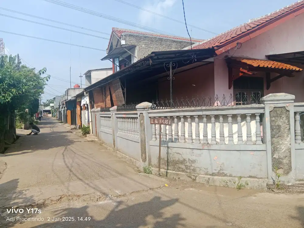 Dijual tanah Luas Tanah 233 posisi Hook SHM bonus bangunan Jt Mekar