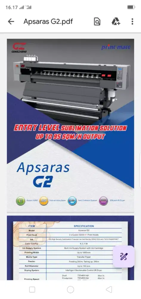 Dijual Mesin Digital Printing Edisi terbaru