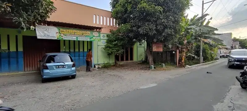 Tanah di Solo Luas Bekas sudah Pagar Keliling di Kartasura