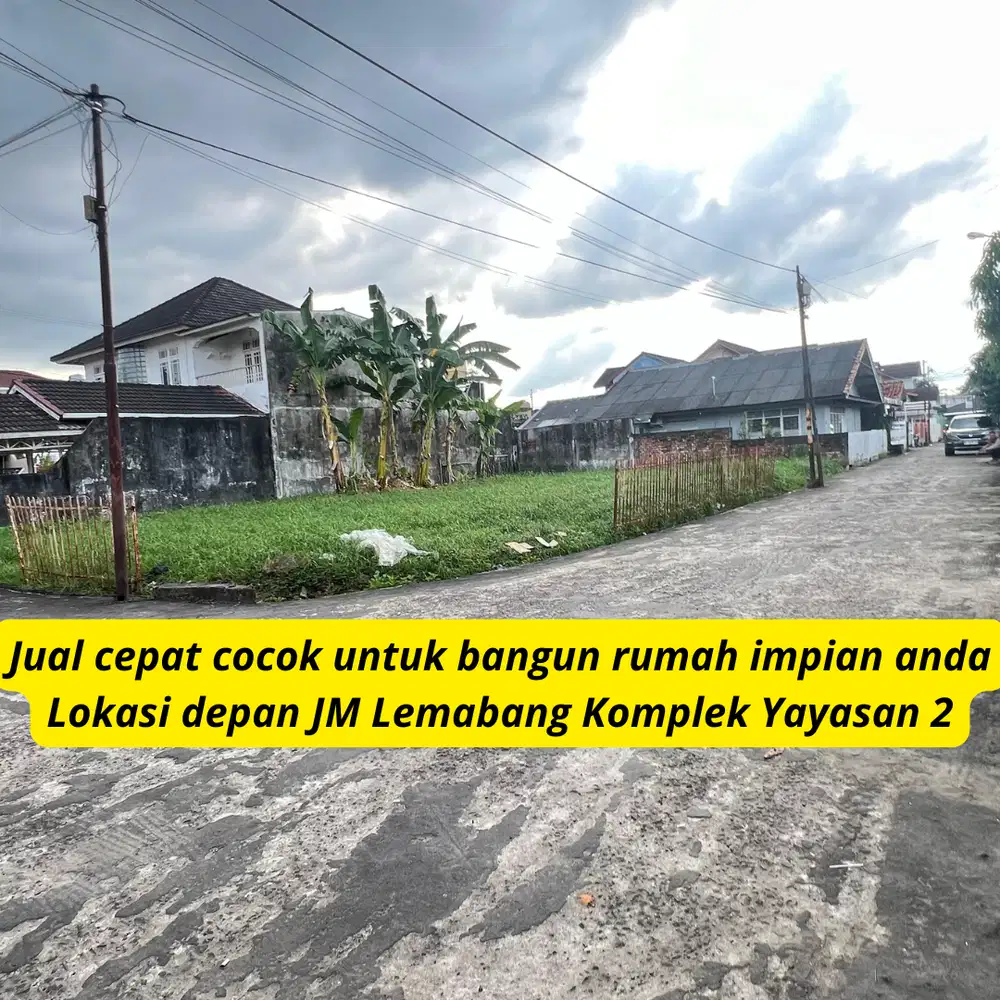 Tanah strategis depan JM Lemabang Palembang