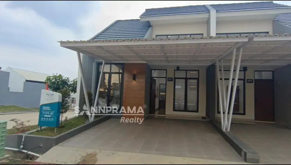 Rumah 1 Lantai dengan View Gunung Salak di Lokasi Adem di Bogor, Cuma