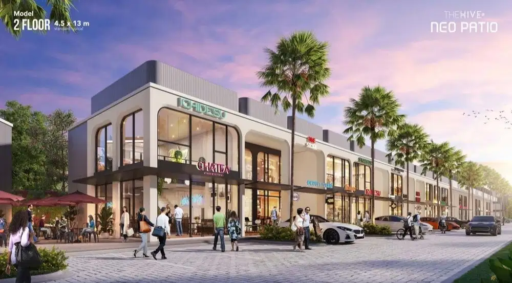 Ruko Terbaru di Lippo Cikarang The Hive Neo Patio Harga Perdana
