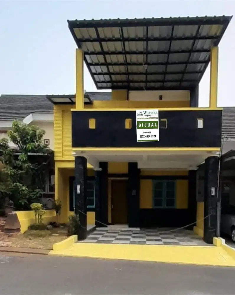 Rumah Kota Wisata siap huni 2 lantai SHM