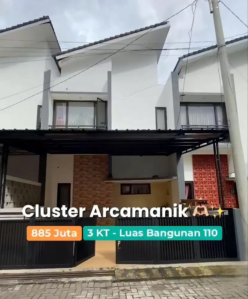 RUMAH 2 LANTAI BAGUS  SIAP HUNI HARGA MURAH DI ARCAMANIK BANDUNG