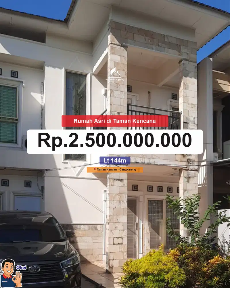 Taman Kencana Cengkareng harga murah dengan luas tanah 144