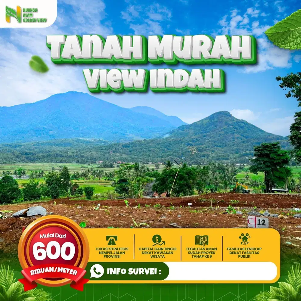 Tanah Kavling Pinggir Jl Provinsi Siap Bangun Villa Di Bogor