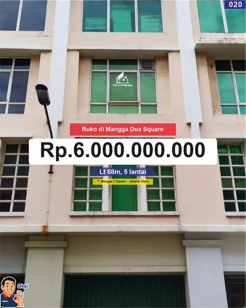Ruko Mangga 2 Square Dijual – Cocok Usaha & Investasi