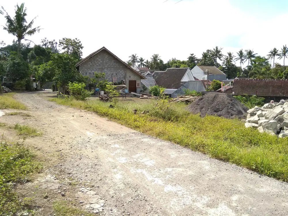 Tanah Pekarangan Jl Jogja-Solo, Siap Bangun Lokasi Purwomartani