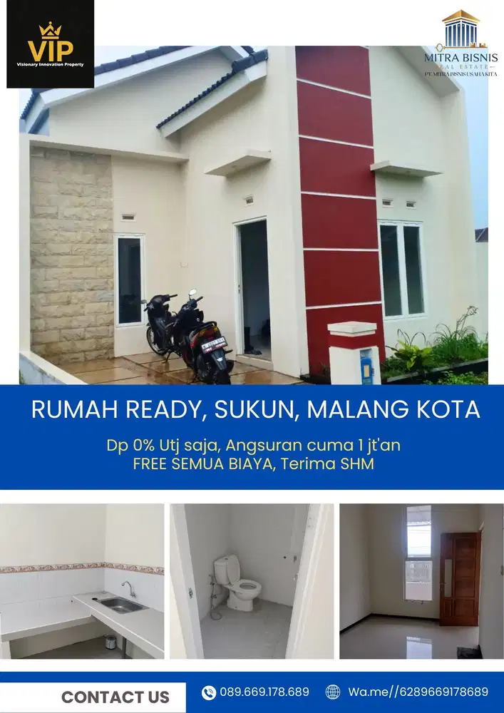 Rumah Dp 0 Ready Sukun Malang