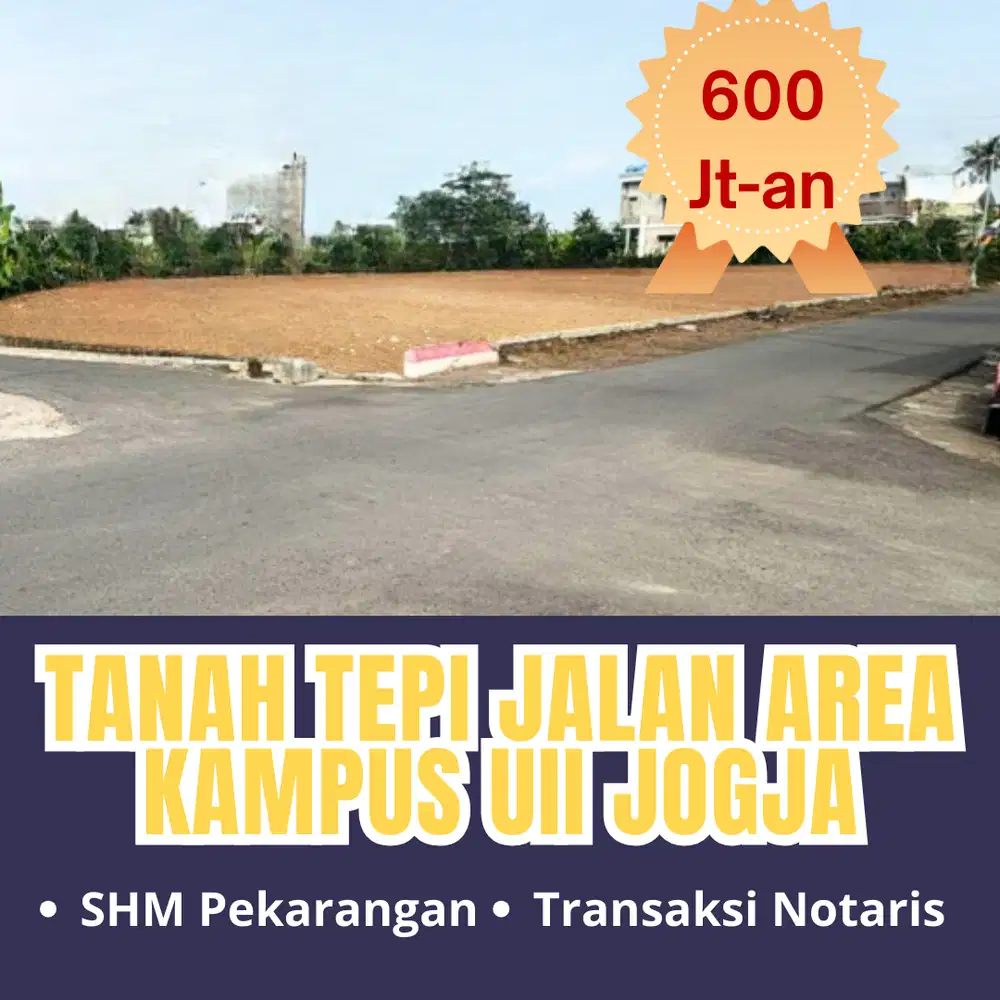 Tanah Jogja Area Pakem Dekat Fasilitas Umum, Cocok untuk Villa