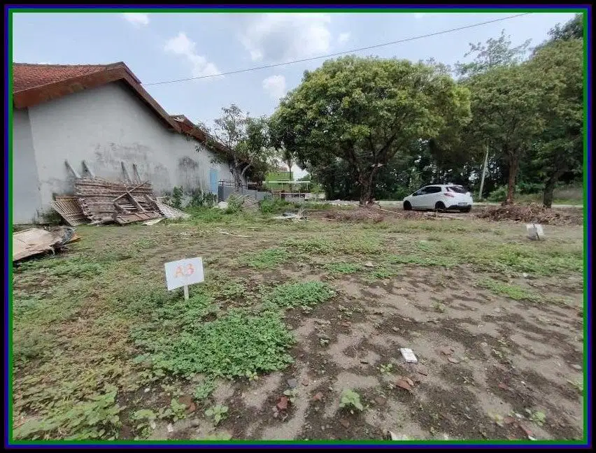 tanah pekarangan kalasan, area perumahan purwomartani; shm p