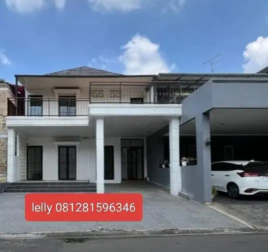 Rumah Model Modern Cantik Bertingkat di Kota Wisata
