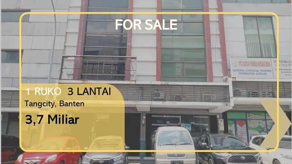 RUKO 3 LANTAI SIAP HUNI STRATEGIS DI ITC TANGERANG