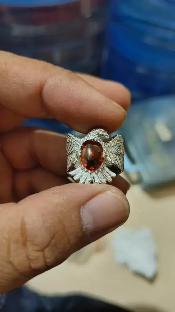 Natural orange garnet