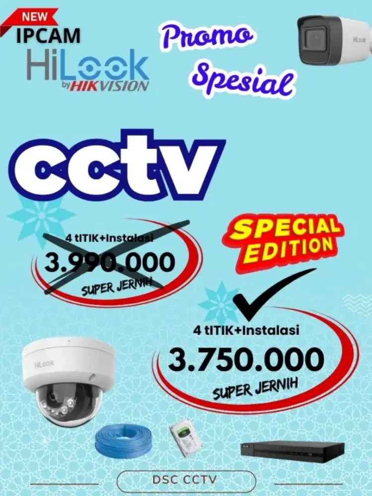 CCTV IPCAM MURAH SUPER JERNIH