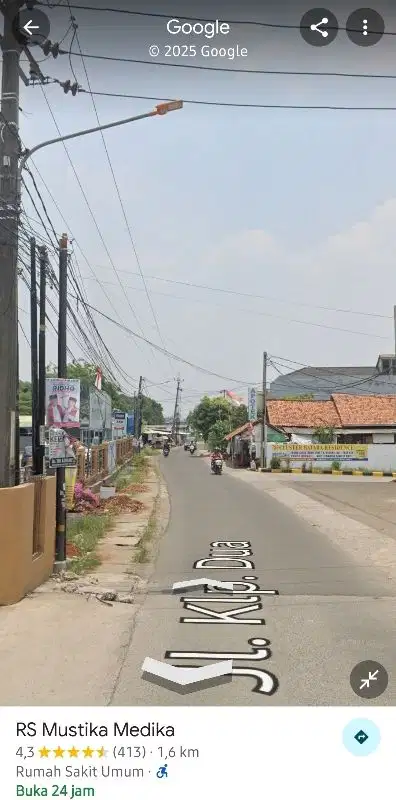 pinggir jalan raya mustika jaya kota bekasi