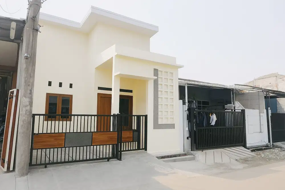 Rumah dijual cepat siap huni, kondisi rumah baru.