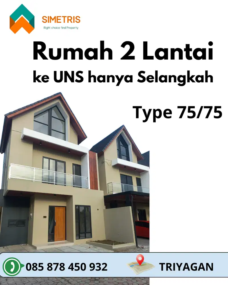 Rumah Murah Dekat UNS Banyak Bonusnya