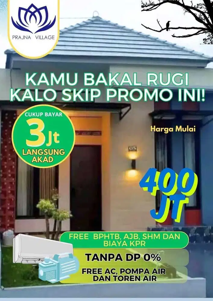 Rumah Dekat Stasiun KRL dan pusat kota Depok cicilan mulai 2 Jutaan