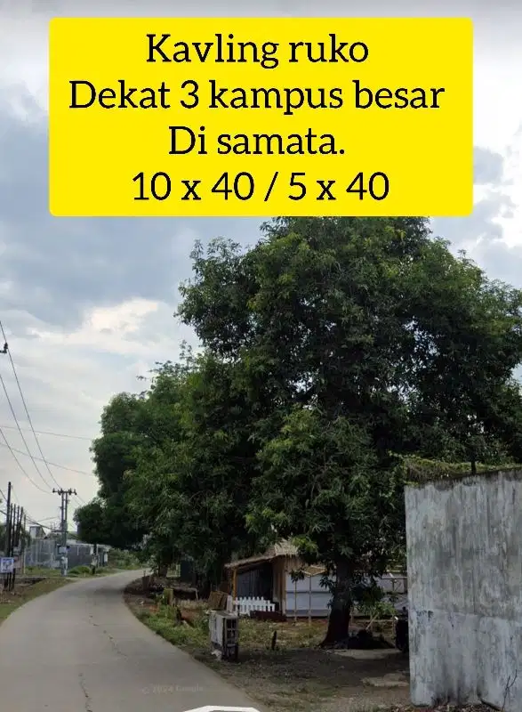 hanya 1 unit. harga murah. pinggir jalan poros. dekat kampus