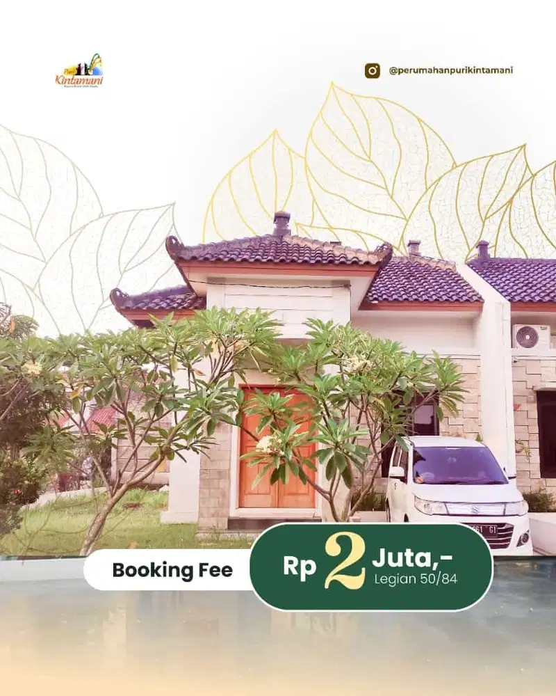 Rumah Murah di Puri Kintamani,konsep bali dekat stasiun