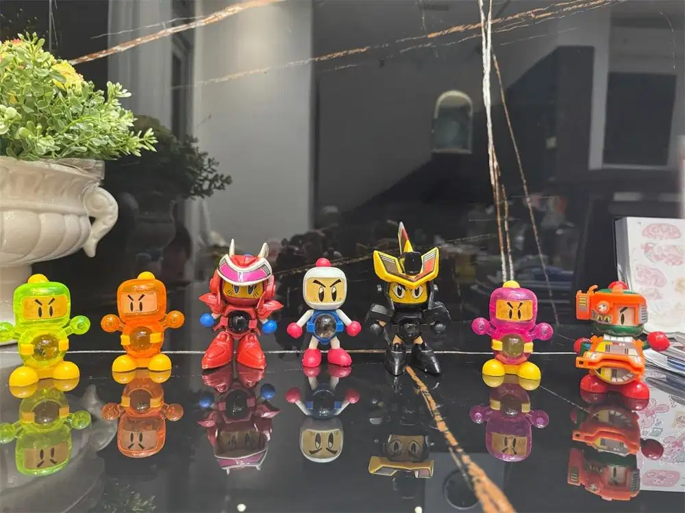 Bdaman bakugaiden alias Bomberman 1 set isi 7 pcs ( TIDAK DI ECER )
