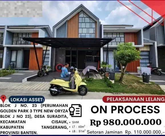 Rumah cluster mewah murah dan modern