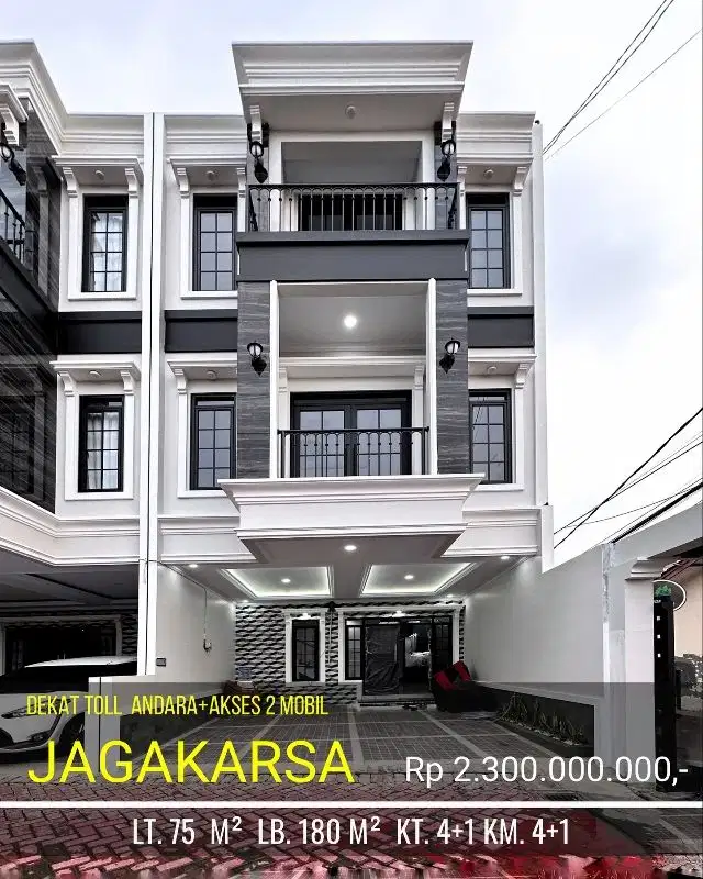 Rumah mewah harga murah  di jakarta selatan dekat pintu tol cilandak