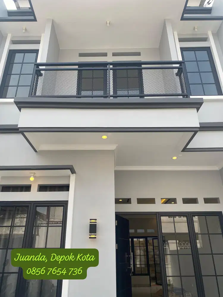 Rumah murah 2 lantai di jalan juanda Depok kota SHM