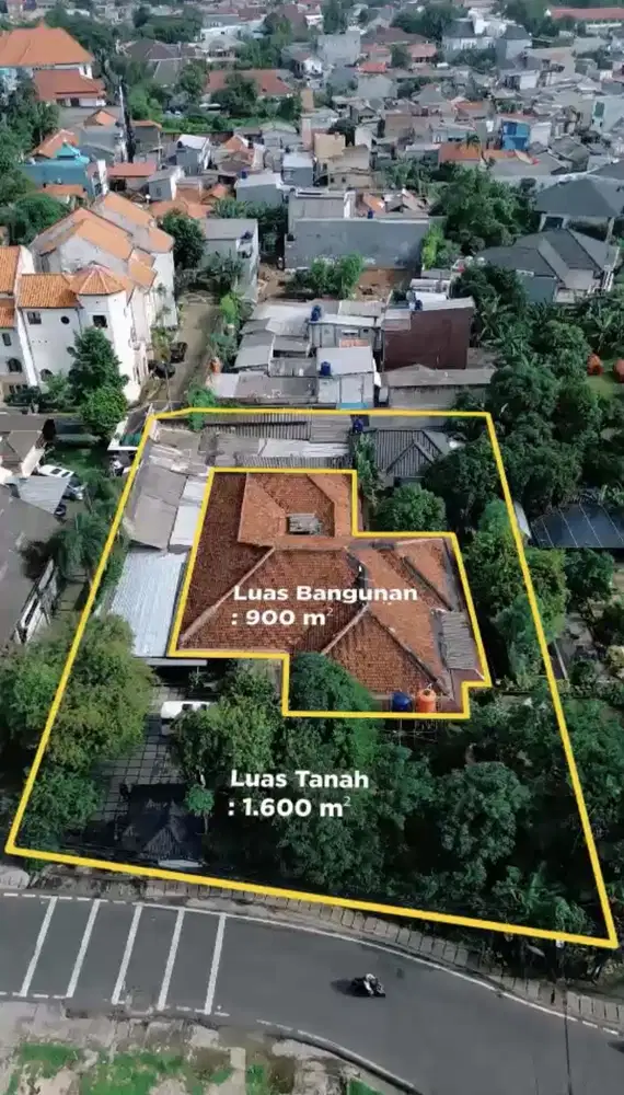 Rumah Lokasi Premium 1600m2 Di Kemang Utara Raya Jakarta Selatan