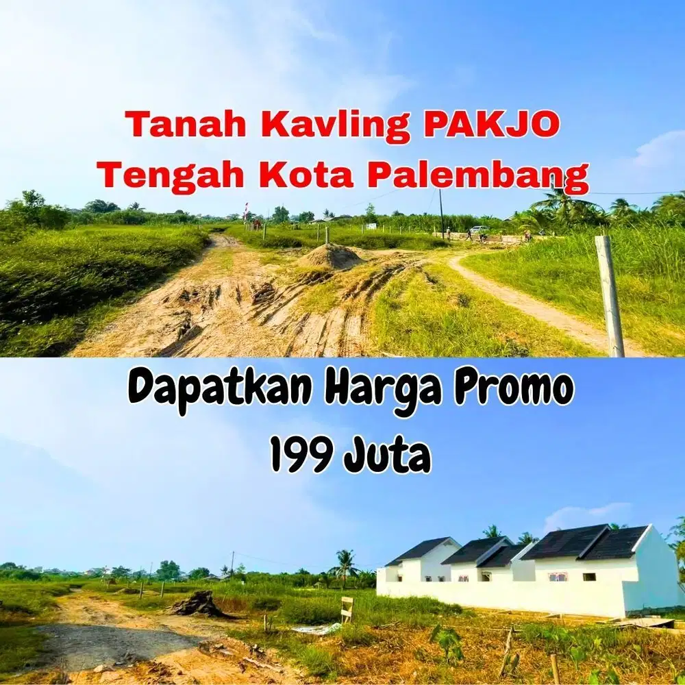 JUAL CEPAT TANAH PAKJO KOTA PALEMBANG