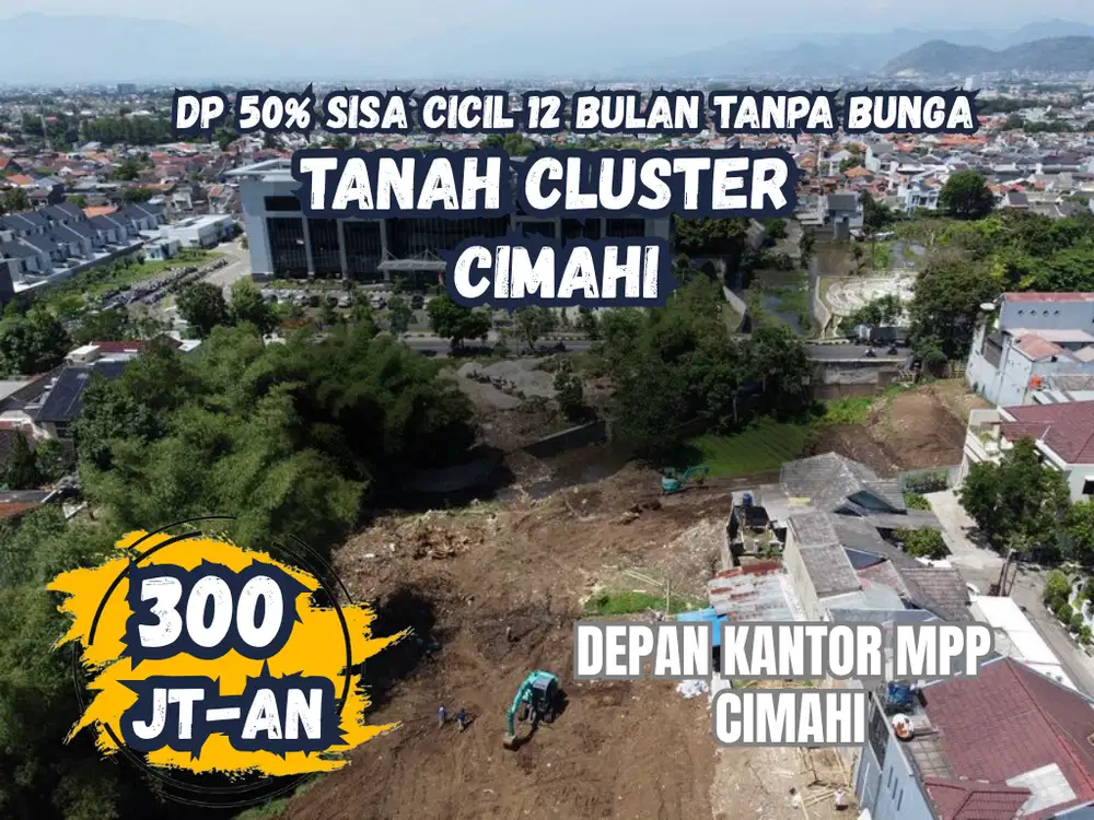 Tanah Kavling lokasi strategis depan kantor MPP Cimahi